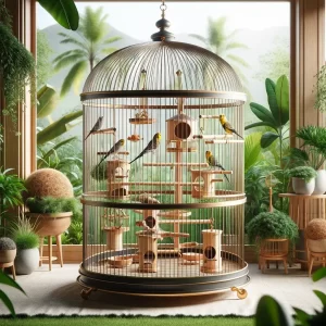Aménager une cage pour oiseaux