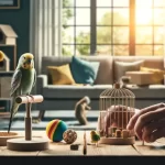 Routine de jeu d'un oiseau