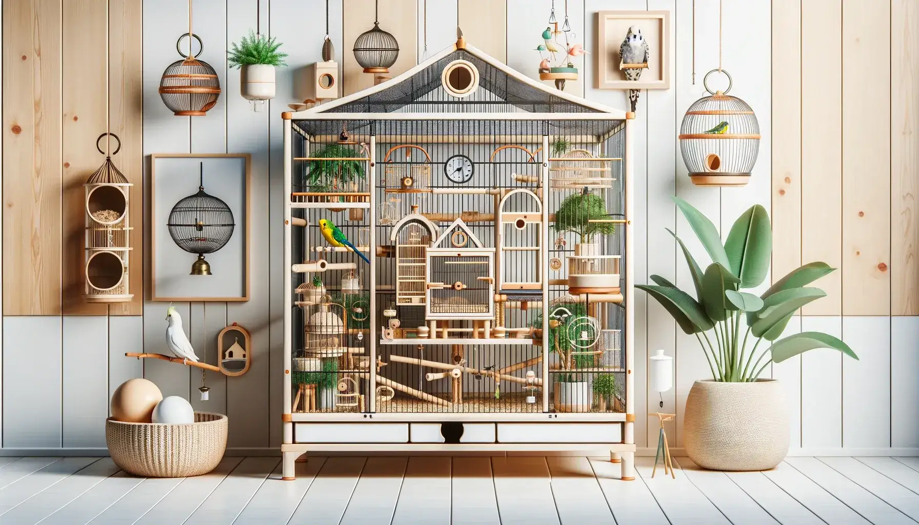 Esthétique de la cage oiseaux