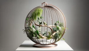 Cage oiseaux esthétique