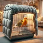 Froid et oiseau en cage