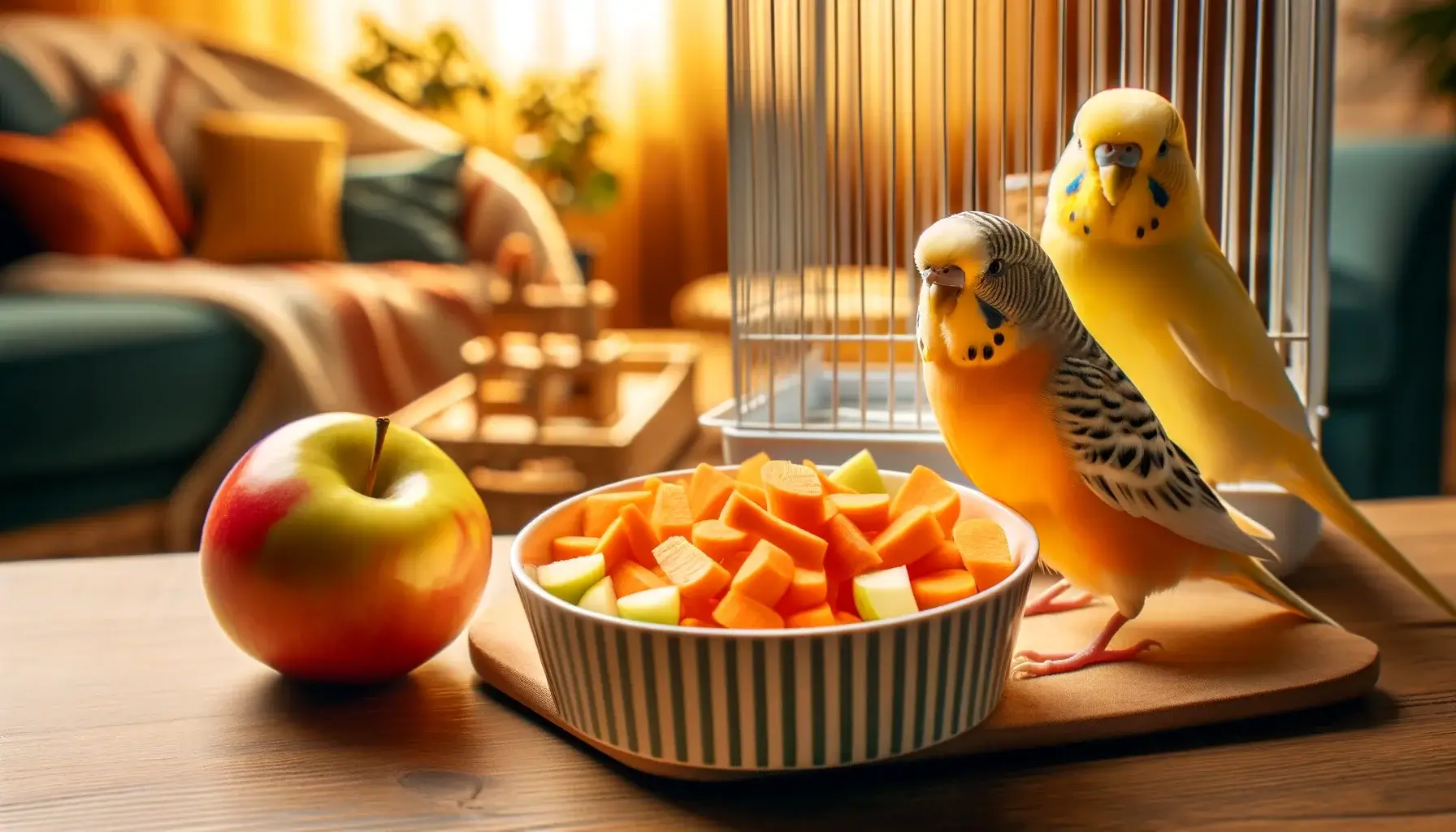 Donner des Fruits et légumes à ses oiseaux