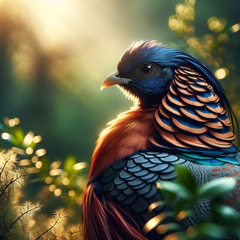 Guide complet sur le Faisan vénéré : Comportement, Habitat et Conservation