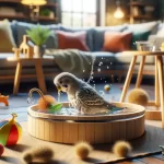 Jeux d'eau pour les oiseaux