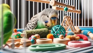 Accessoires pour oiseau en cage