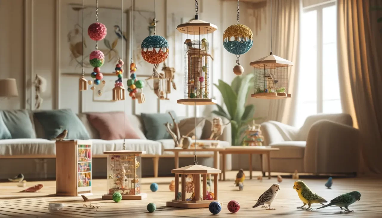 Meilleurs jouets interactifs pour oiseaux