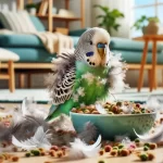 Oiseau qui mue