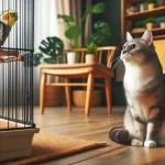 Cohabitation oiseau et chat