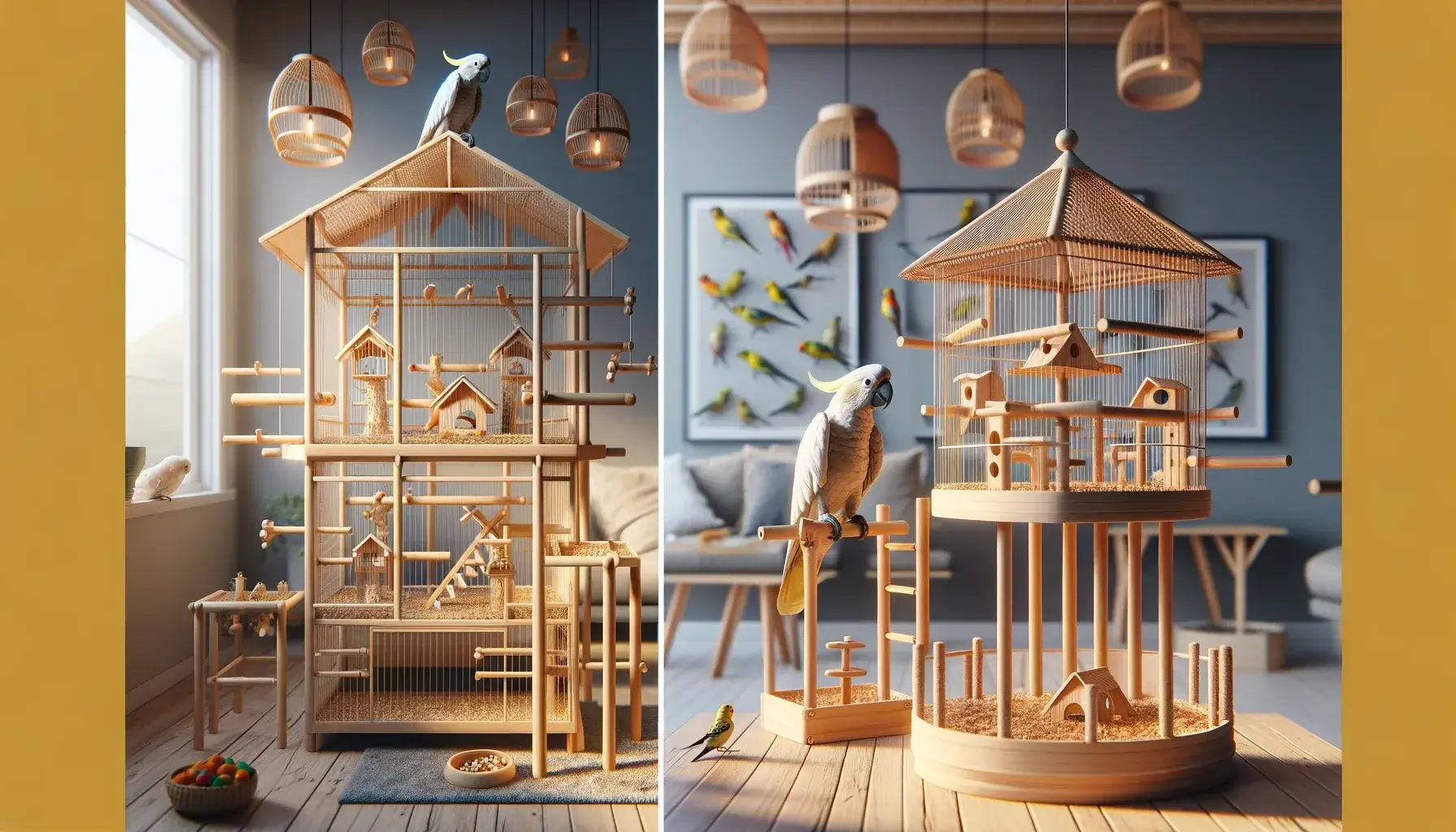 Optimisation de l'espace de la cage oiseaux
