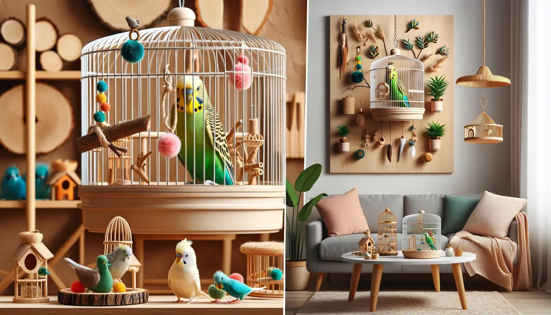Personnaliser une cage oiseaux