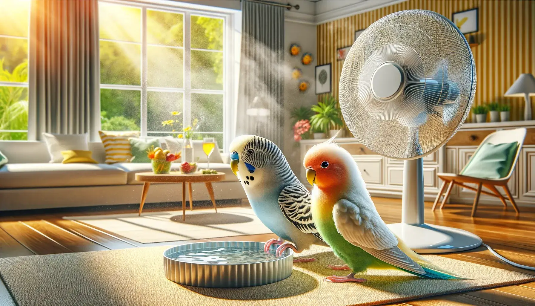 Oiseaux en été