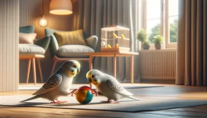 Oiseaux qui sociabilisent
