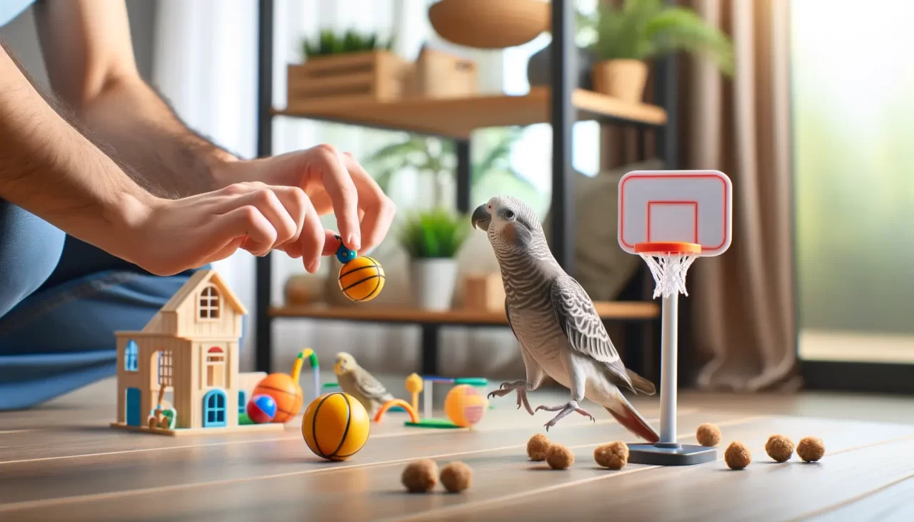 Tours amusants à apprendre à un oiseau